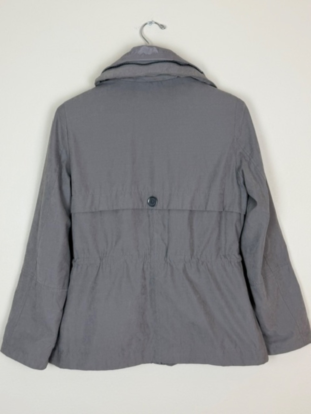 Mo-Ka by Santa Fe Apparel Lightweight Anorak Rain Jacket Grey Medium - Picture 2 of 12
